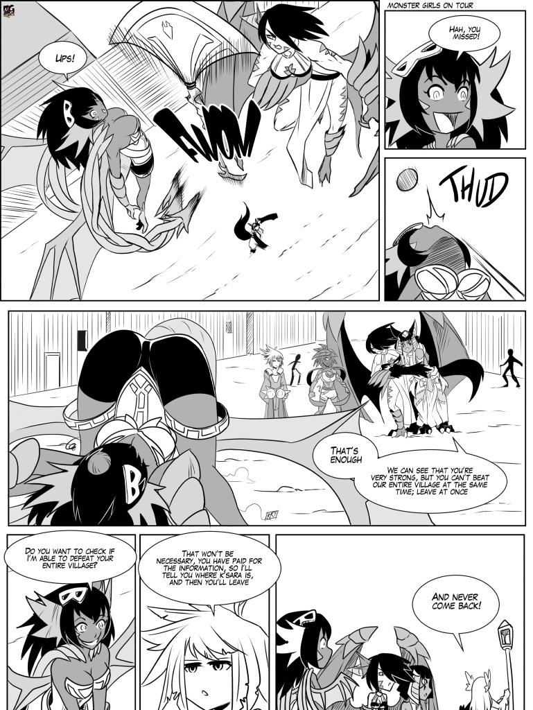 Monster girls on tour - Episode 87, Page 1: Page 087